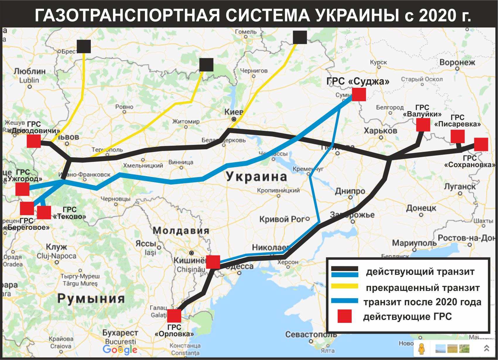 Газотранспортная система россии карта