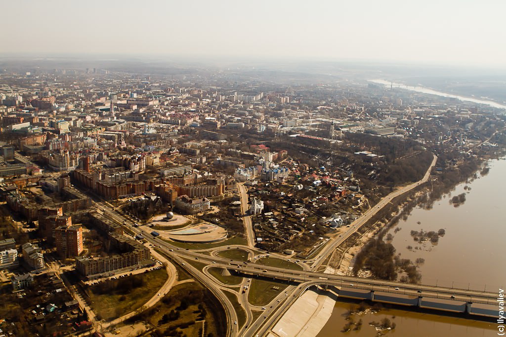 Город орел фото с высоты птичьего полета