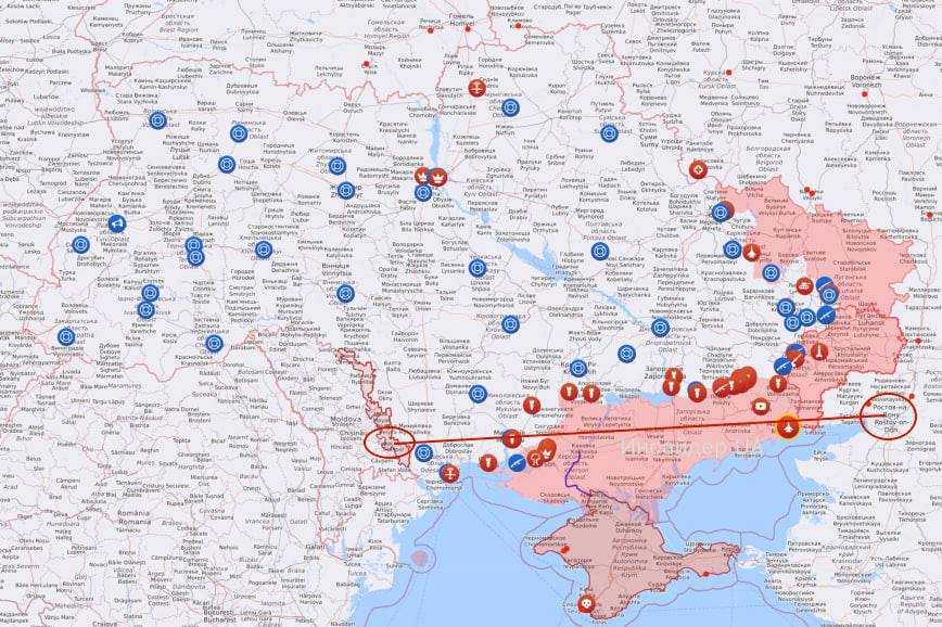 Карта отвоеванных территорий украины сегодня