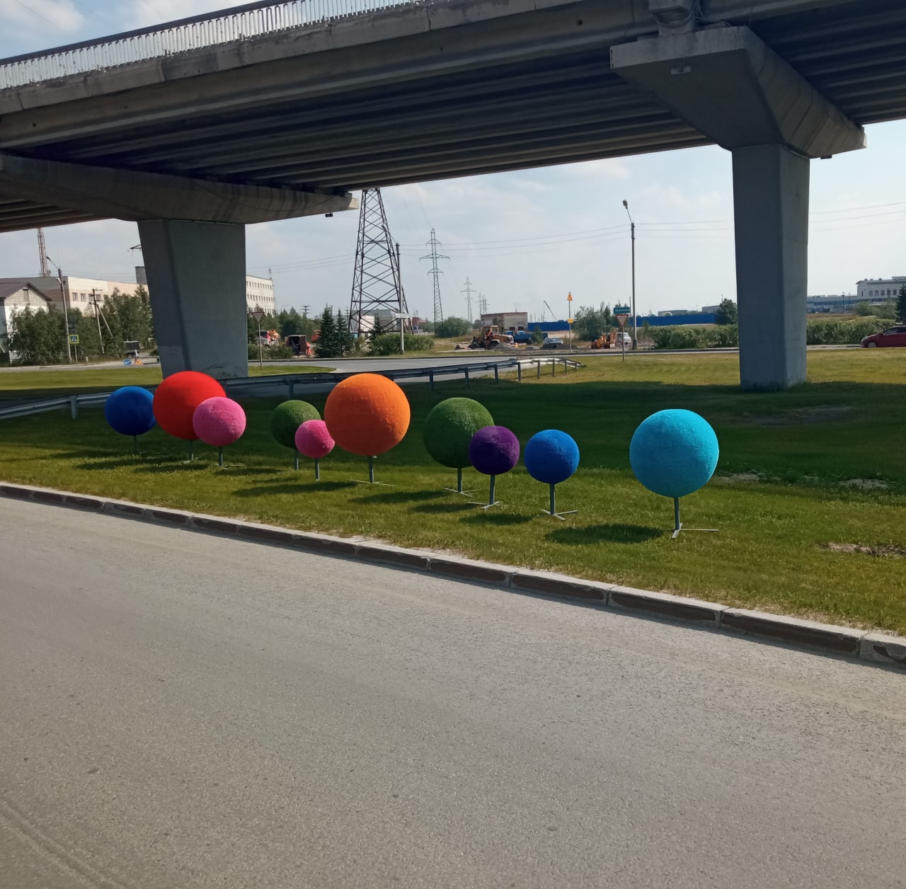 мост в новом уренгое возле солнечного