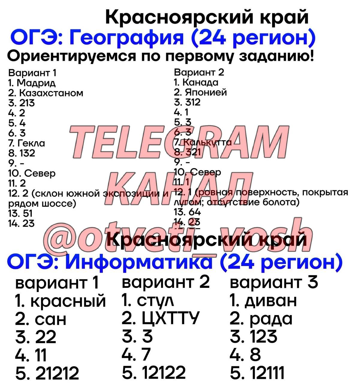 Русский язык огэ ответы телеграмм фото 95
