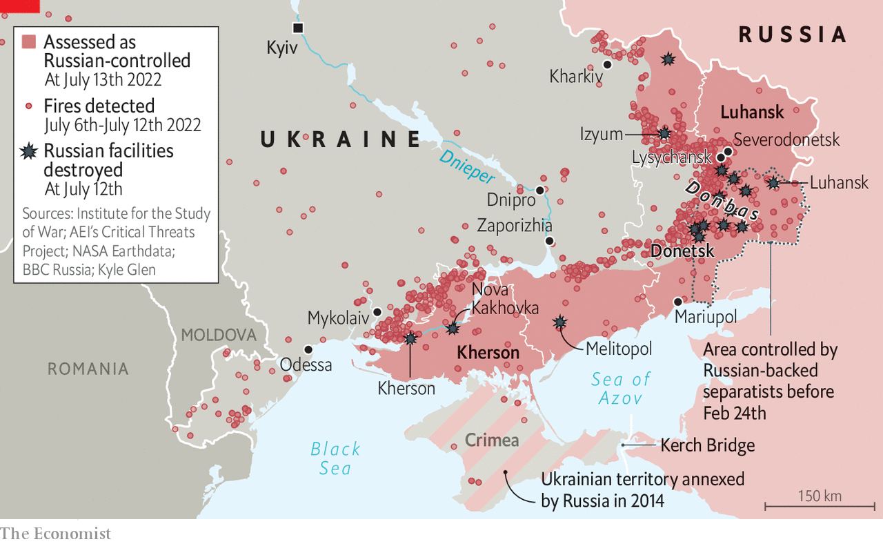 Американский институт изучения войны карта украины