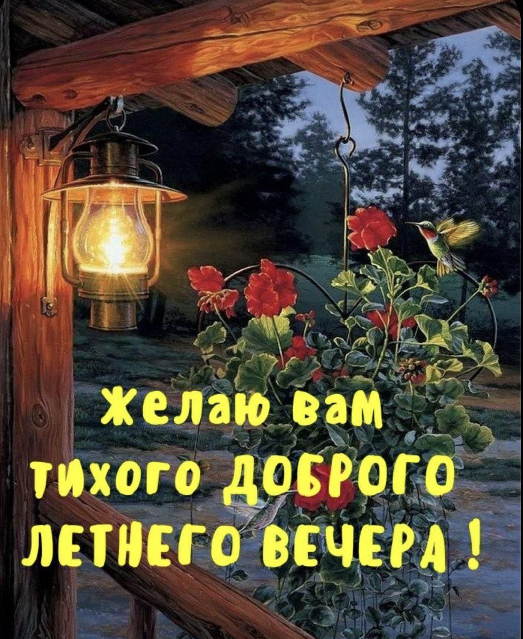 Добрый тихий вечера вам