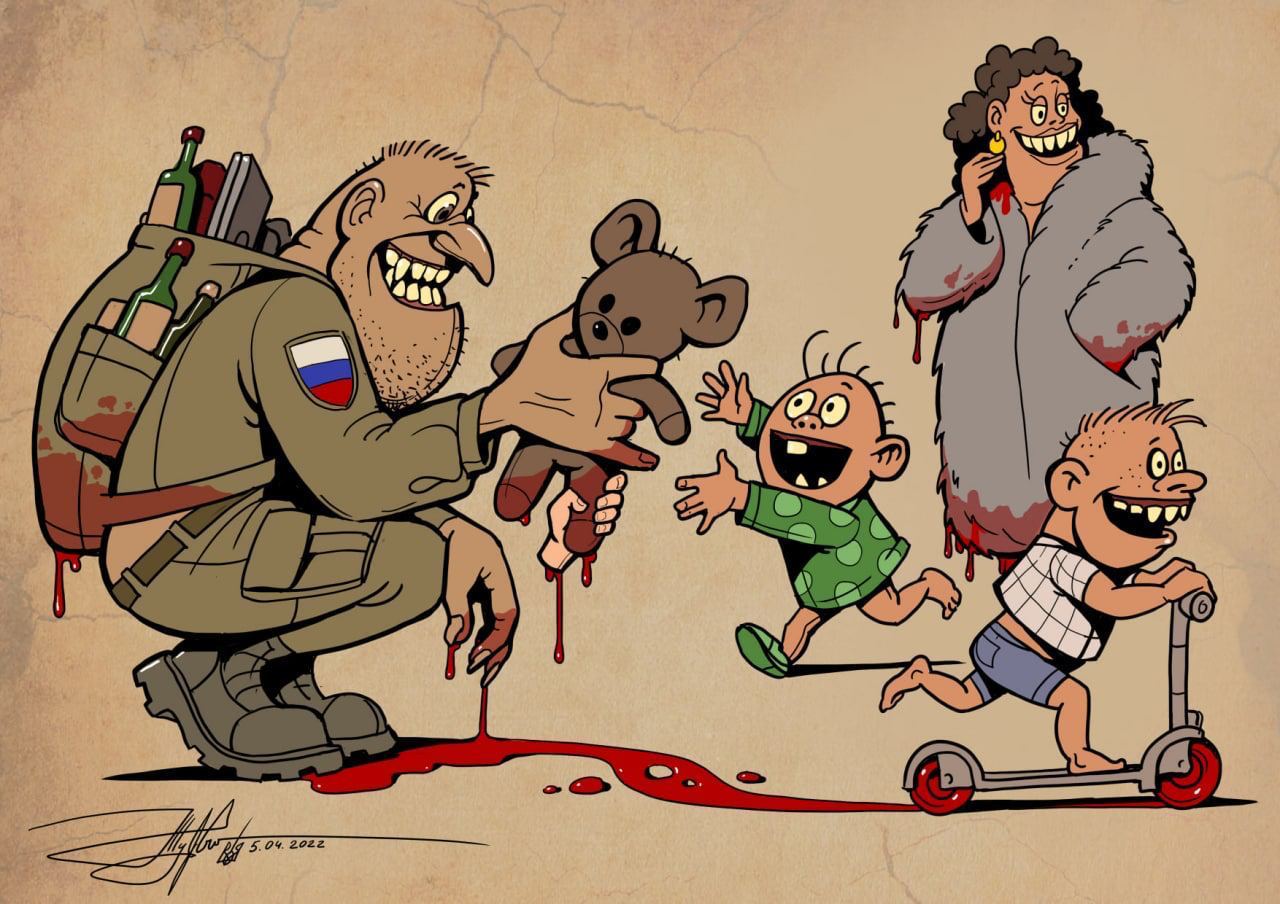 Карикатуры на украинскую войну