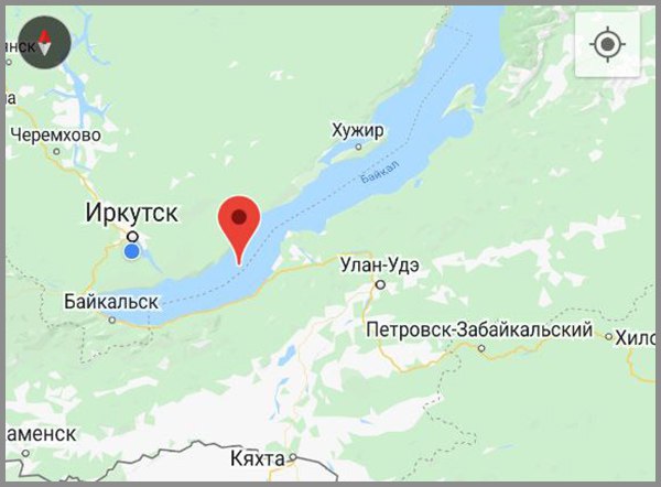 Байкальская карта землетрясений
