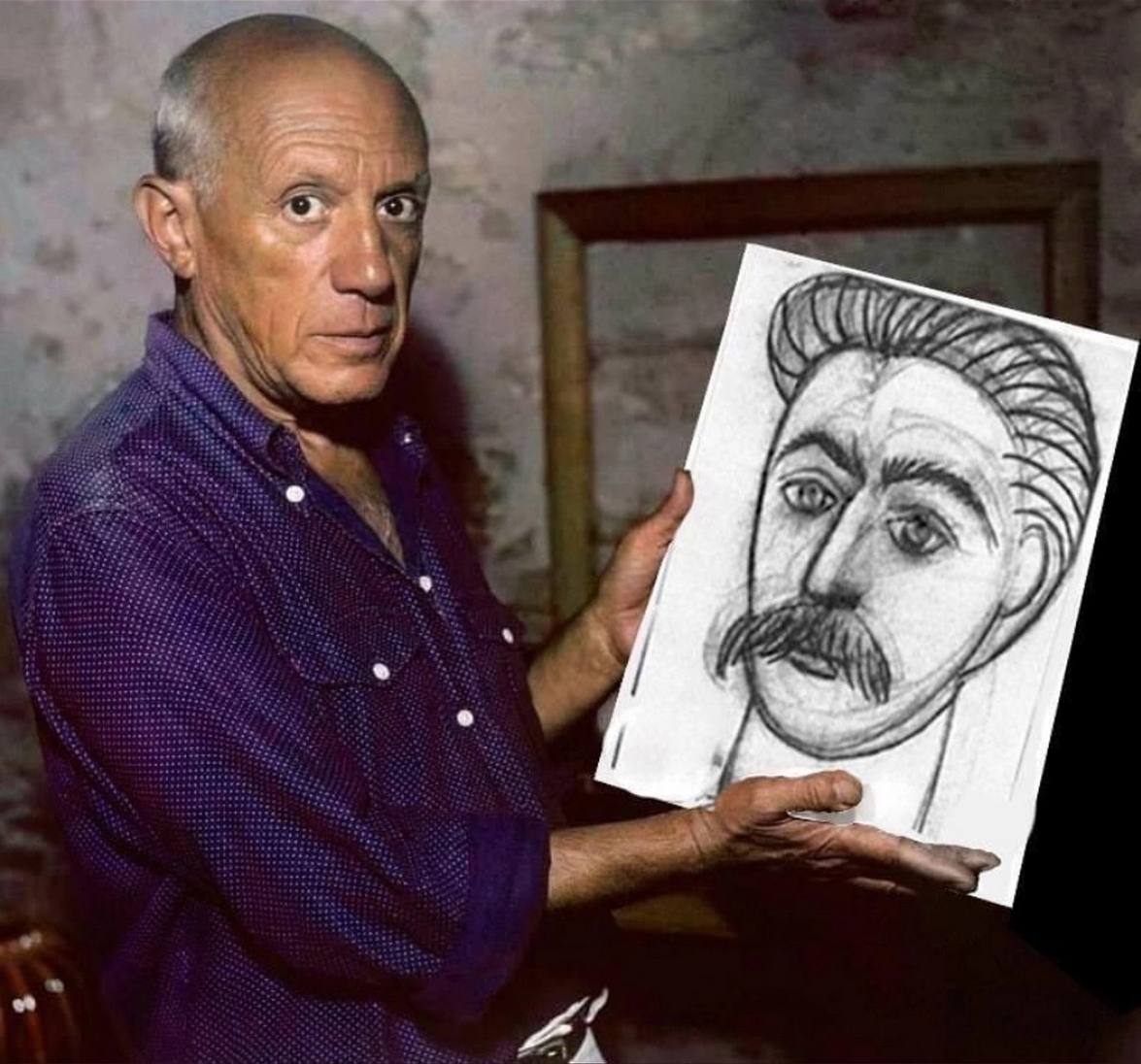 Пикассо портрет Сталина