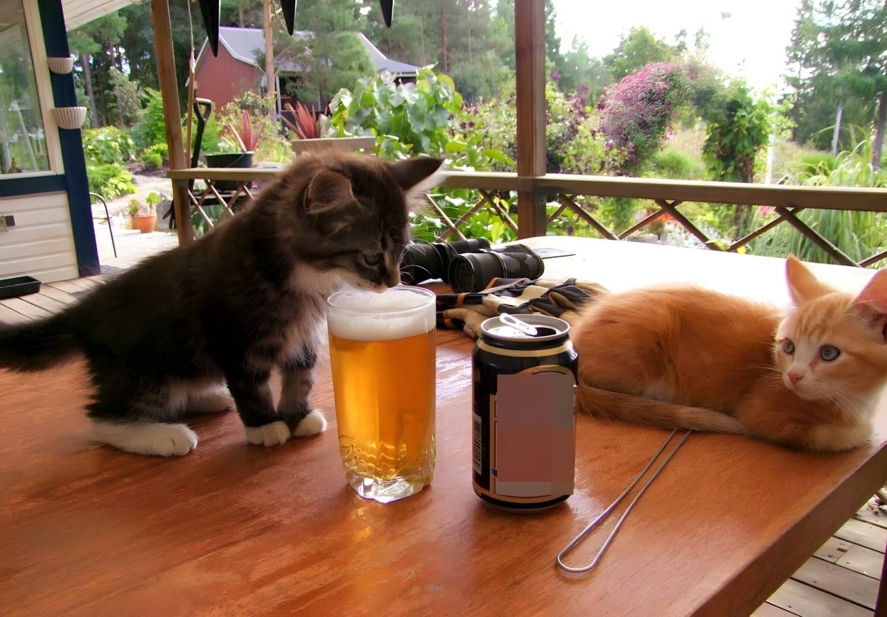 Пиво для кошек