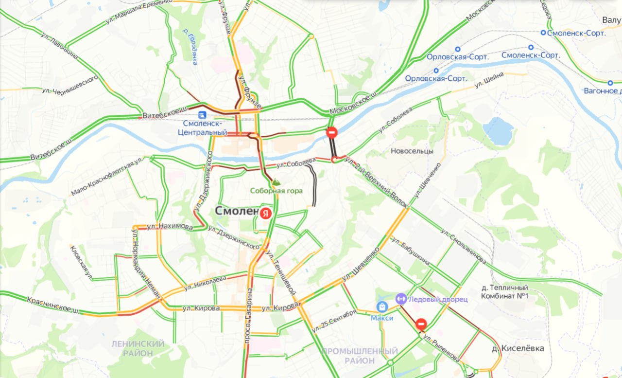 Подробная карта смоленска. Пробки сегодня Смоленск. Где сейчас пробки.
