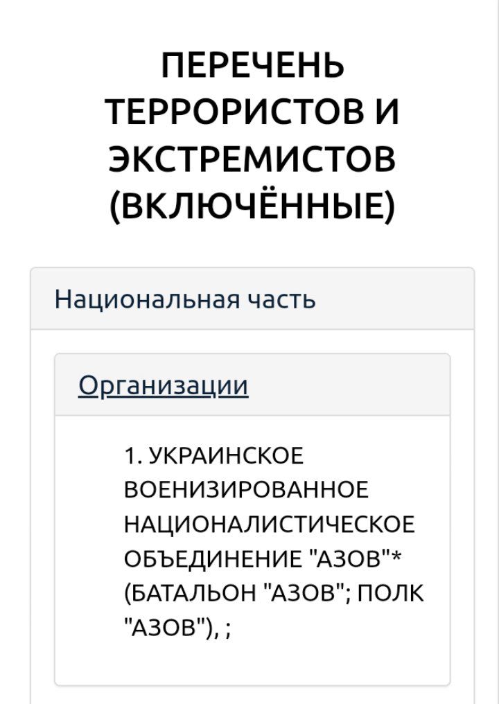 Росфинмониторинг список террористов и экстремистов. Росфинмониторинг список террористов и экстремистов