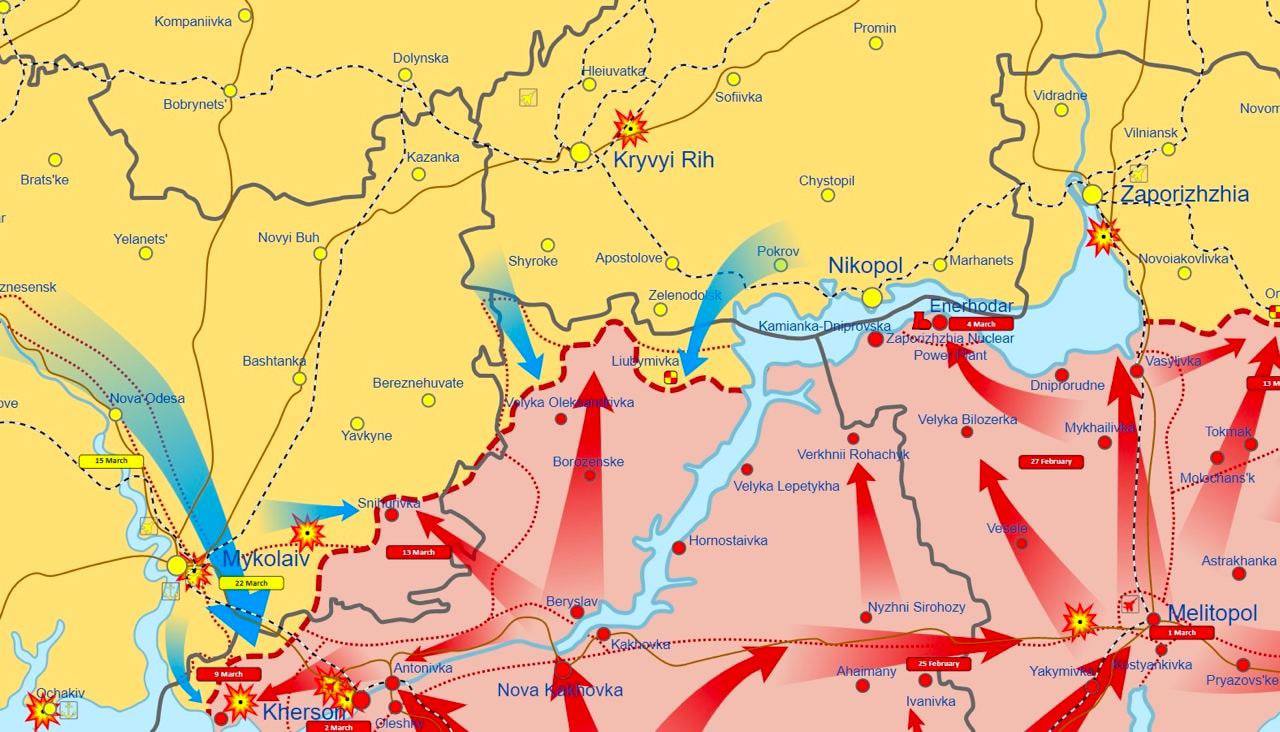 Карта захвата территории россии