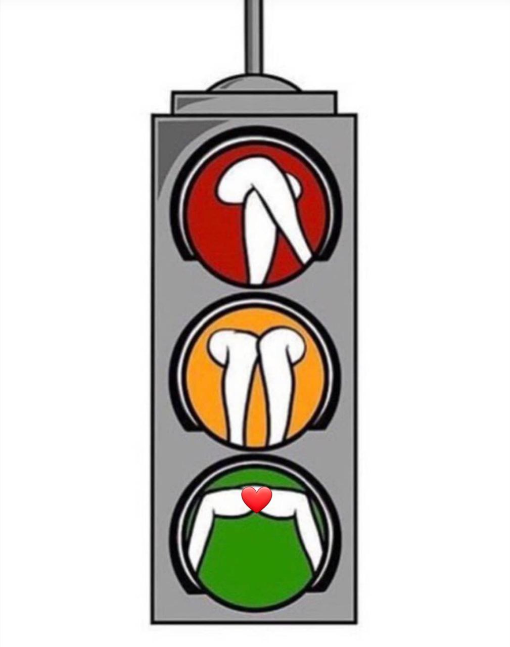 Иллюстрация светофора на прозрачном фоне