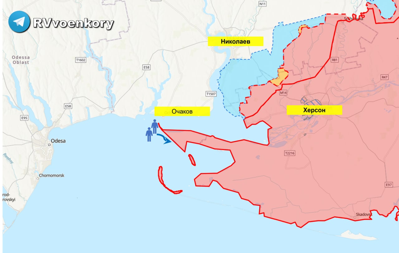 Карта крыма и херсонской области