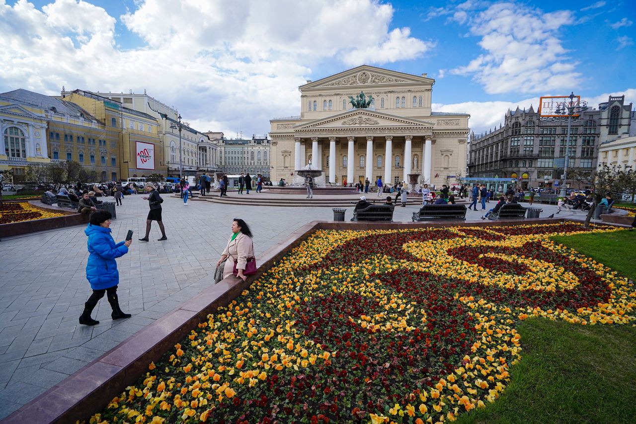 москва в начале мая