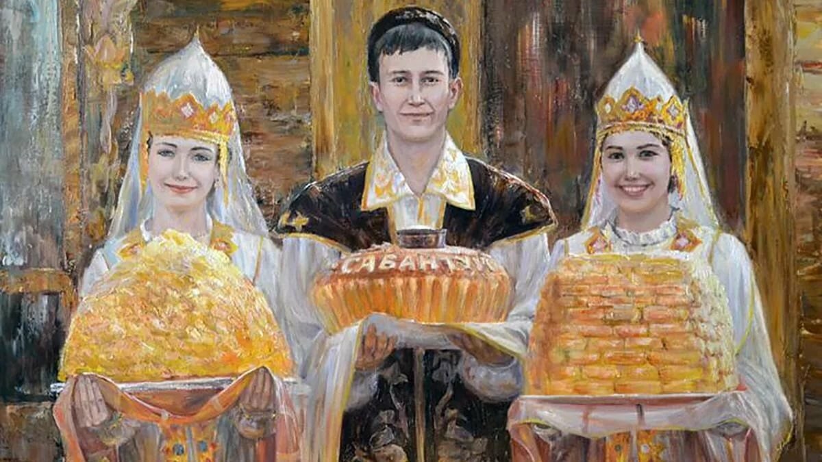 Татарское чаепитие картина
